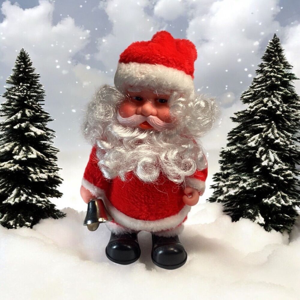 Santa Claus Vintage Battery Operated Walking SantaClaus**READ**